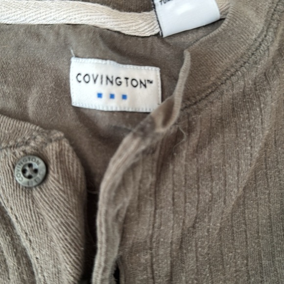 Covington Kids Olive Button Down Shirt - Picture 2 of 10